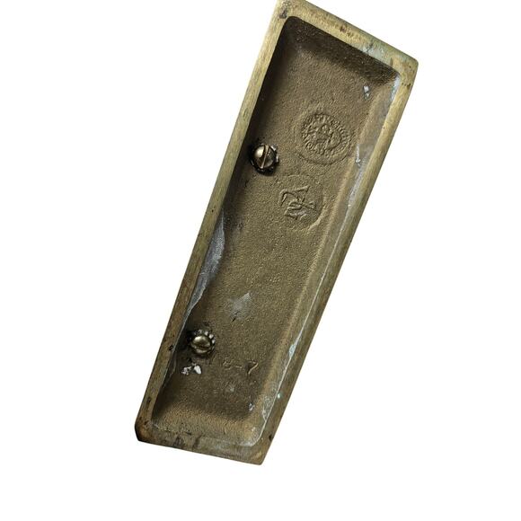 Virginia Metal Crafters Colonial Williamsburg Hessian Soldier Brass Bookend - Picture 3 of 4